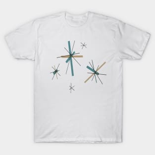 North Star Atomic Mid Century Design T-Shirt